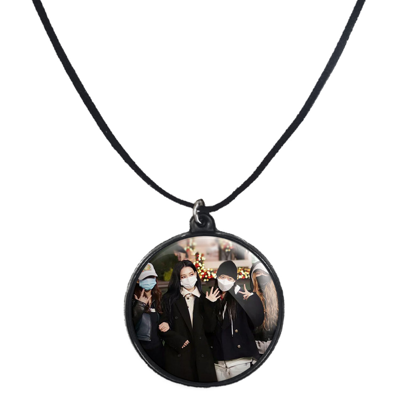 گردنبند پرمانه طرح aespa کد pmb.18635مدل دو طرفه