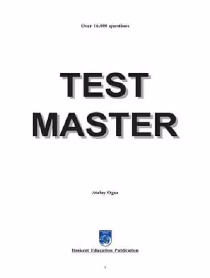 کتاب Test Master استاد آزمون