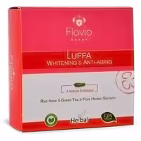 فلوویو صابون روشن کننده و جوانساز گلیسیرینه شفاف لوفا 85گرم flovio