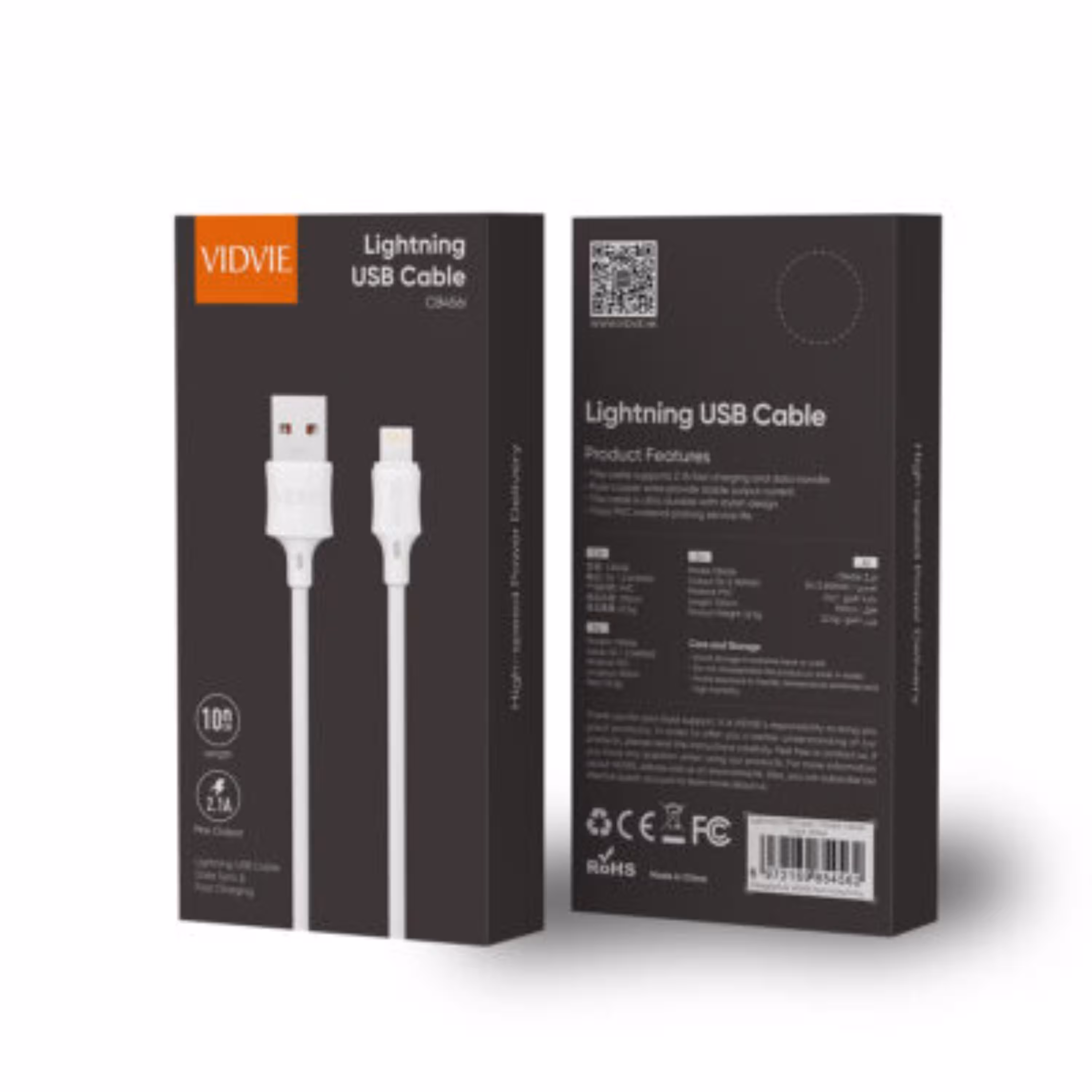 کابل شارژرفست تایپ سی vidvie مدل cb456t