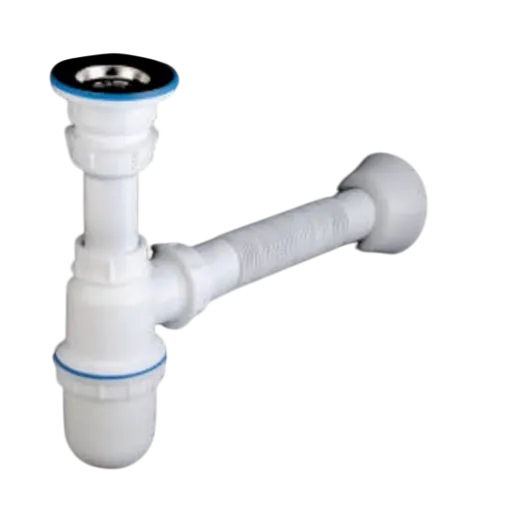 سیفون مخزن کوچک روشویی و ظرفشویی کد b101