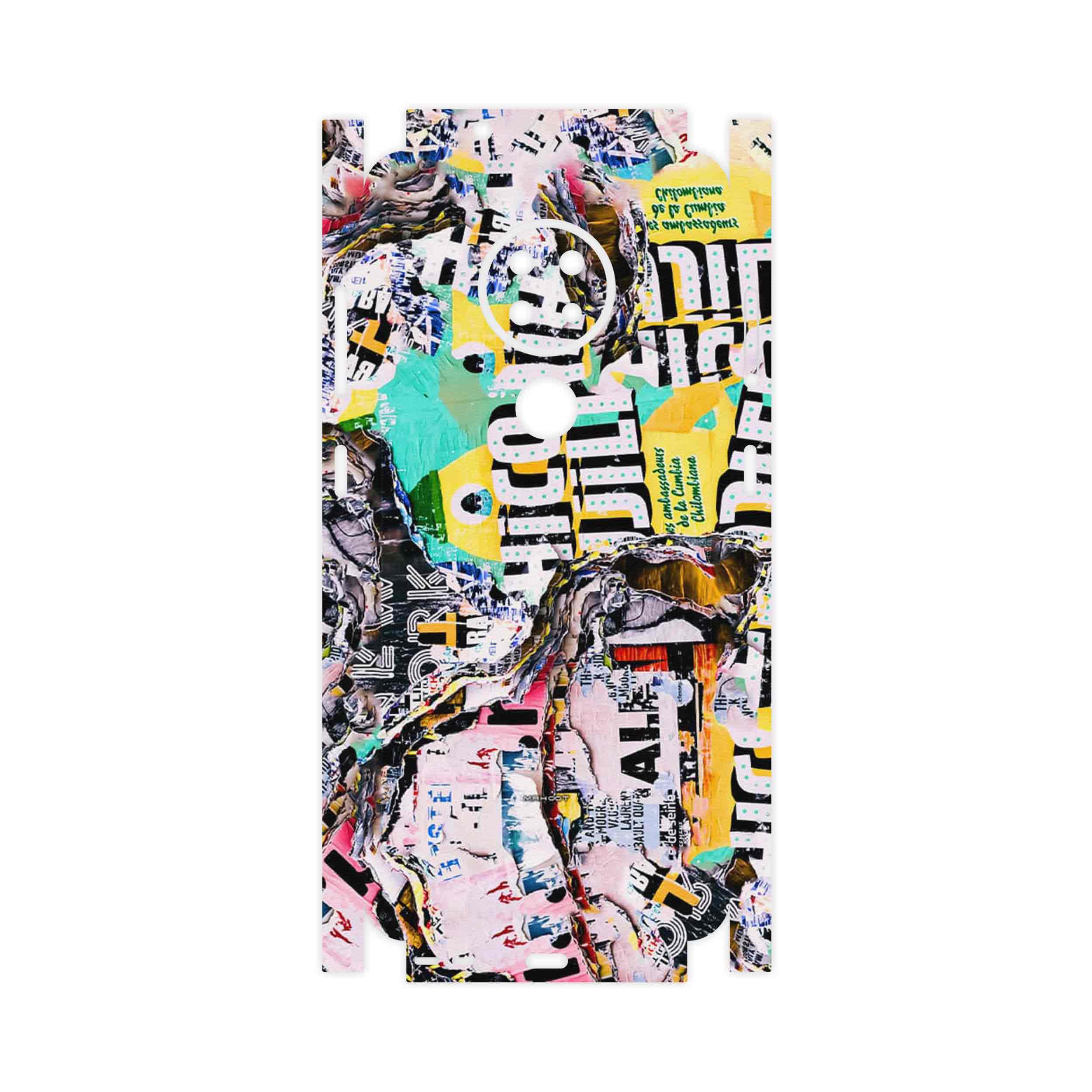 برچسب پوششی ماهوت مدل Collage of Teared Paper-FullSkin مناسب برای گوشی موبایل نوکیا 7.2
