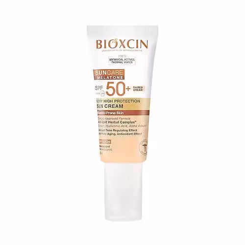کرم ضدآفتاب رنگی ضد لک بیوکسین با  SPF50 حجم 50 میل