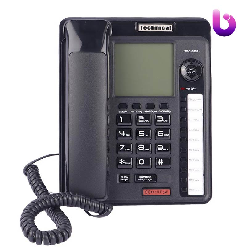 تلفن رومیزی تکنیکال Technical TEC-5851