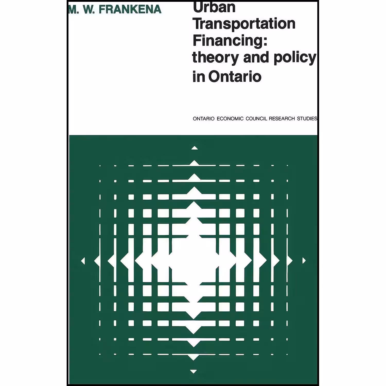کتاب زبان اصلی Urban Transportation Financing اثر Mark W Frankena