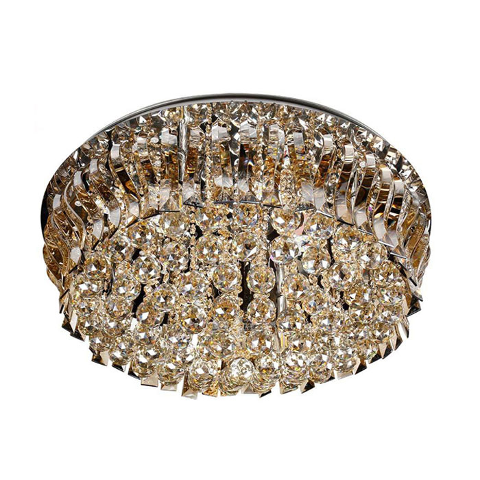 لوستر کریستالی ۸ شاخه چشمه نور کد A6638/60-S با ریموت