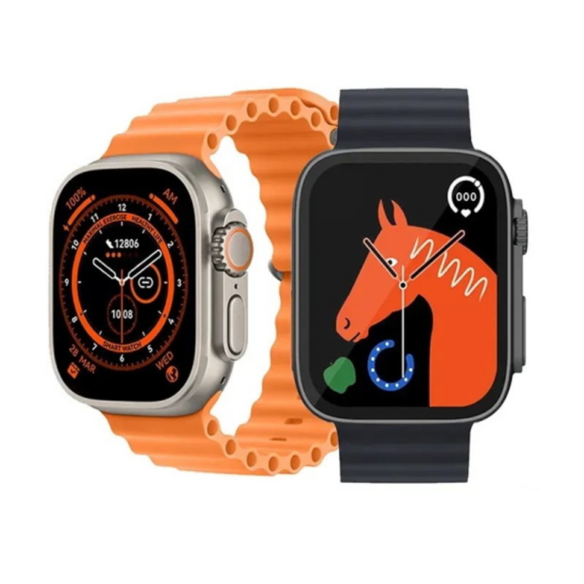 ساعت هوشمند اپل واچ الترا، T800 ultra میگن ورژن 2023، و t900 ، و t1000 و t200 و تی 800 t800