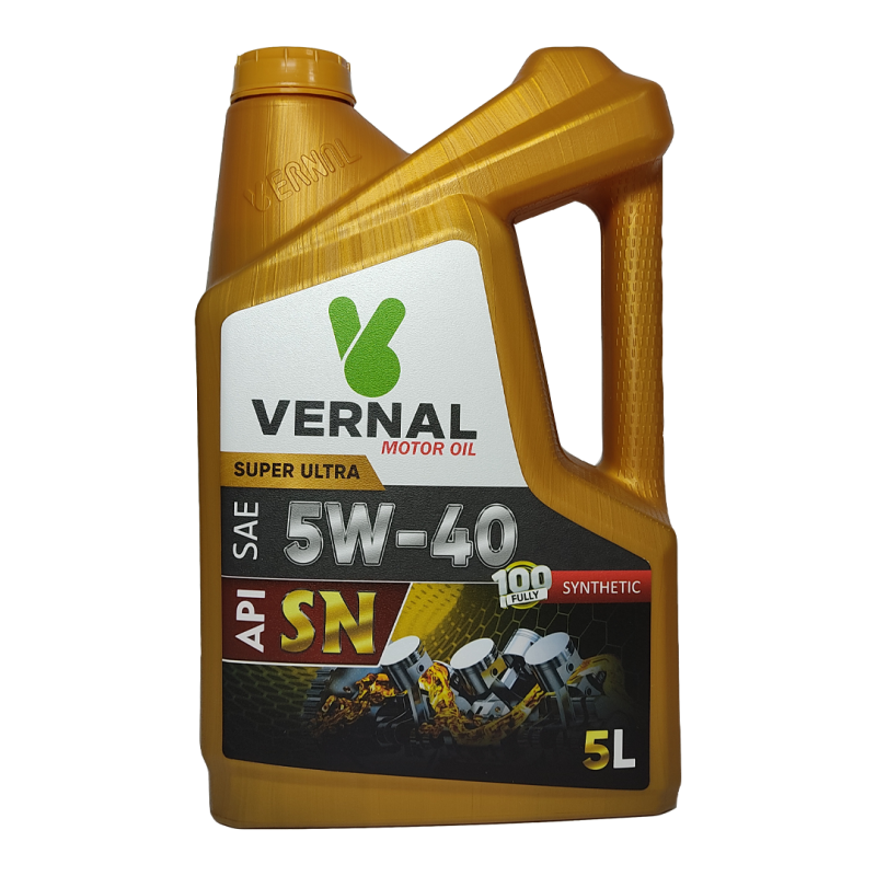 روغن موتور ورنال SN 5W-40 صادراتی 5 لیتری تمام سنتیک درجه 1 (اجرت تعویض روغن حضوری ویژه شهرکرج)