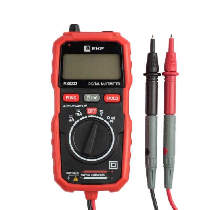 مولتی متر دیجیتال ای کا اف مدل MS8232