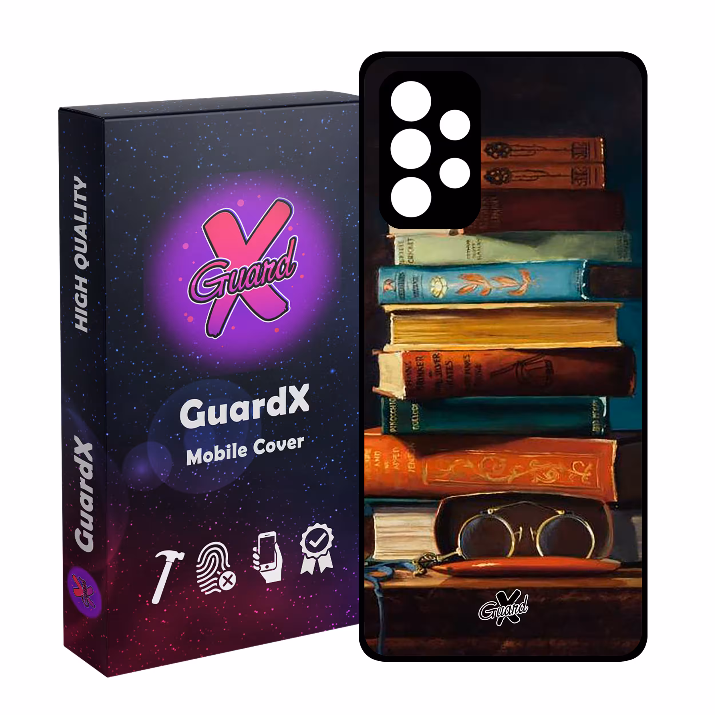 کاور گارد ایکس طرح کتاب مدل Glass10299 مناسب برای گوشی موبایل سامسونگ Galaxy A53