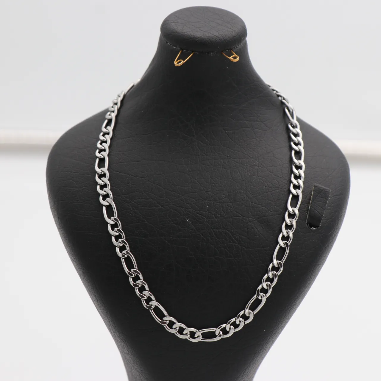 زنجیر استیل 4.3 میل نقره ای 70715