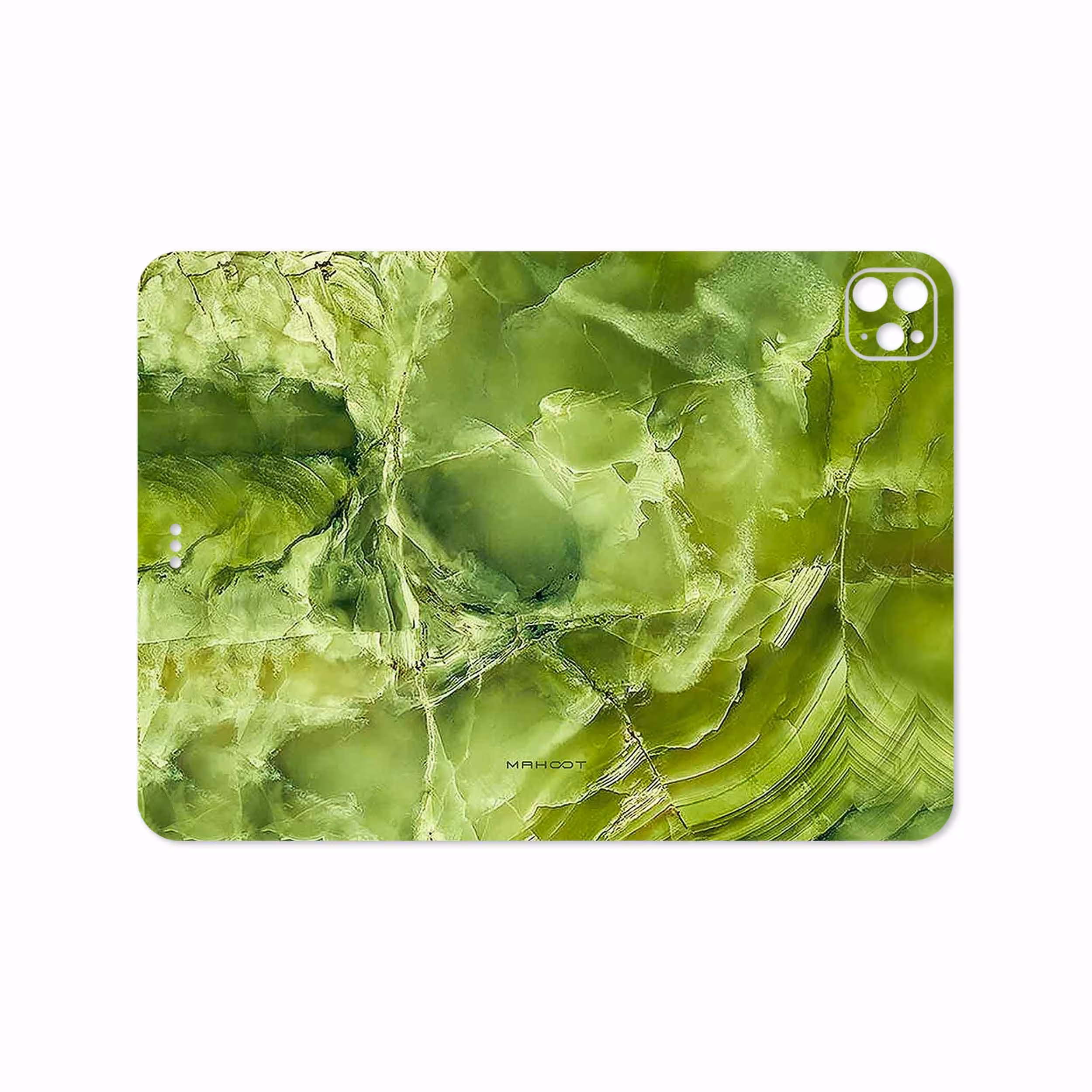 برچسب پوششی ماهوت مدل Green Crystal Marble مناسب برای تبلت اپل iPad Pro 11 (GEN 2) 2020 A2068