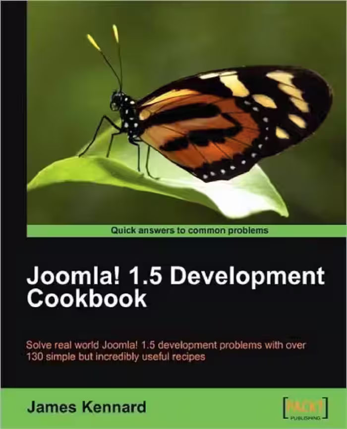 خرید و دانلود نسخه کامل کتاب Joomla! 1.5 Development Cookbook