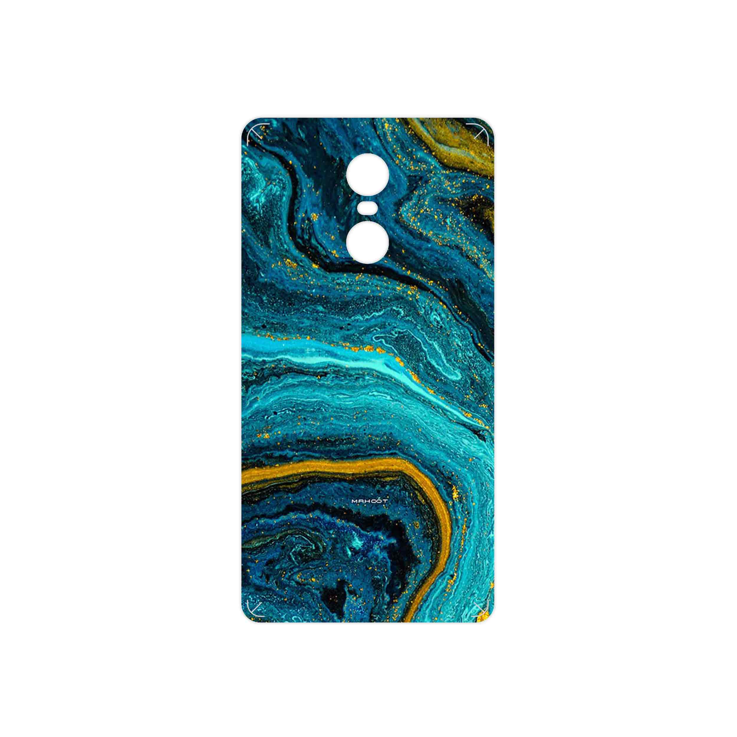 برچسب پوششی ماهوت مدل Turquoise marblewith golden streaks مناسب برای گوشی موبایل شیائومی Redmi Pro
