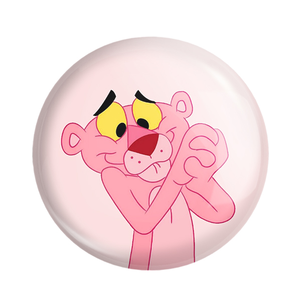 پیکسل خندالو طرح پلنگ صورتی کد 1401