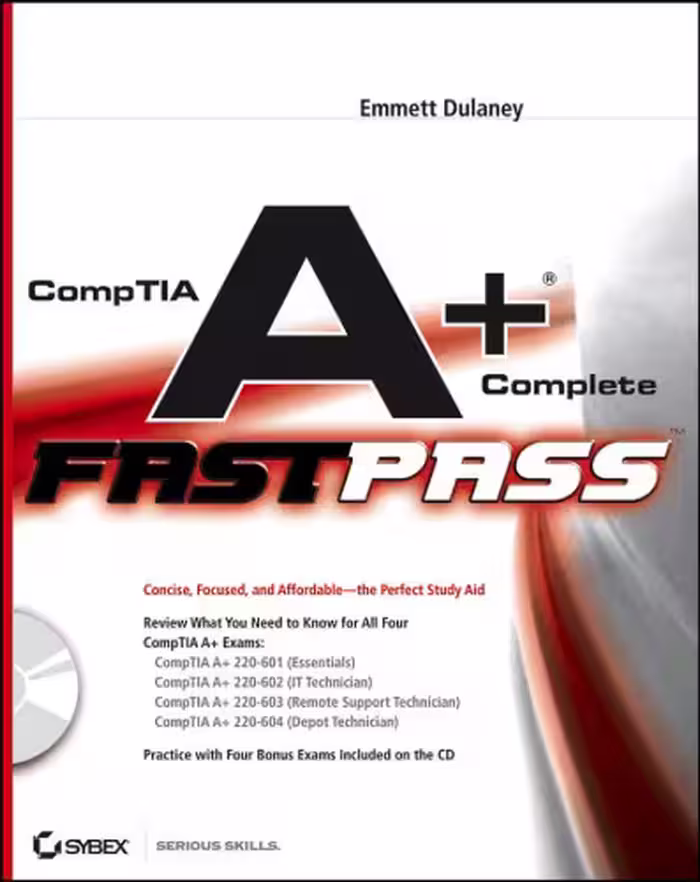 خرید و دانلود نسخه کامل کتاب CompTIA A  Complete Fast Pass w/CD