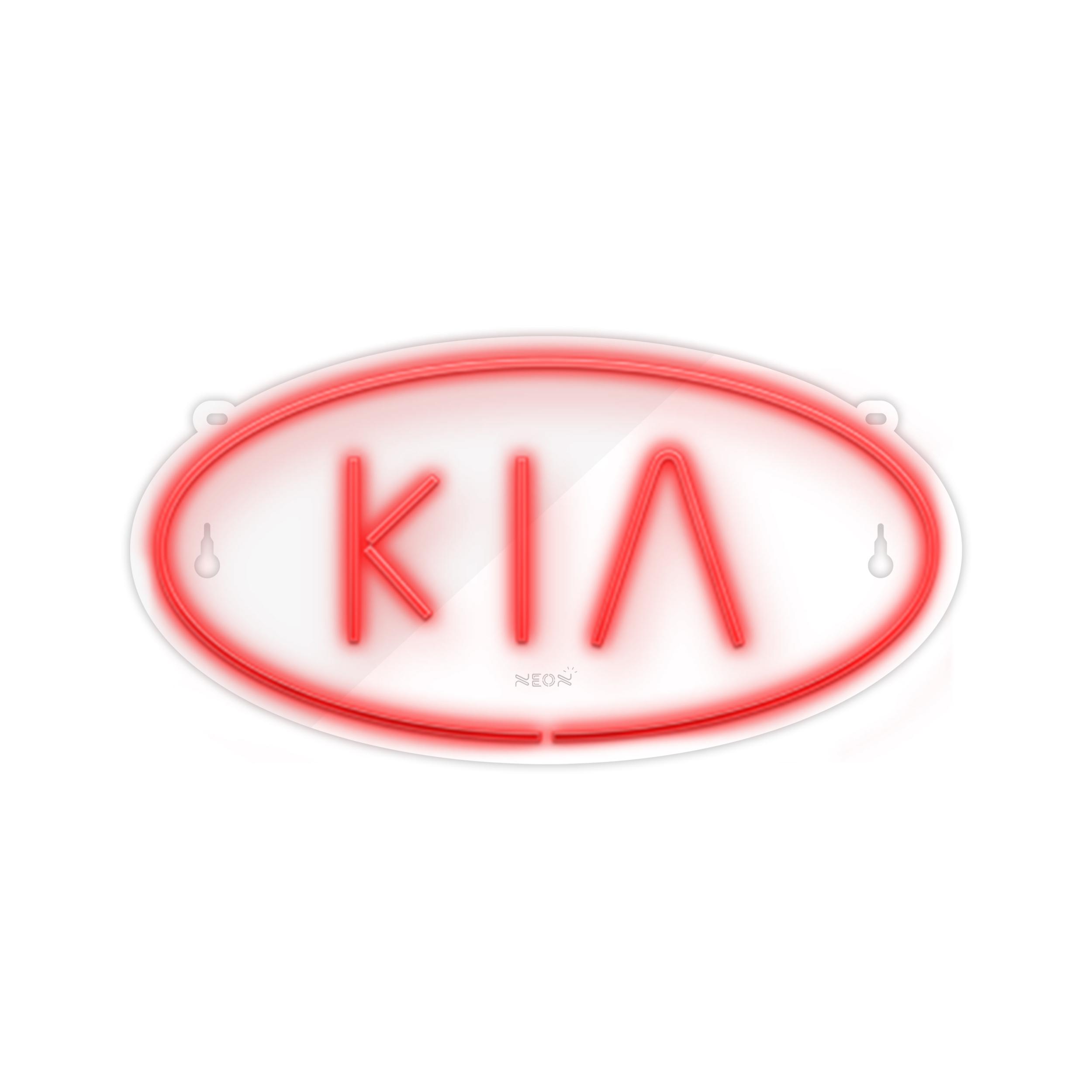 چراغ دیواری نئون دیزاین طرح Kia_RD