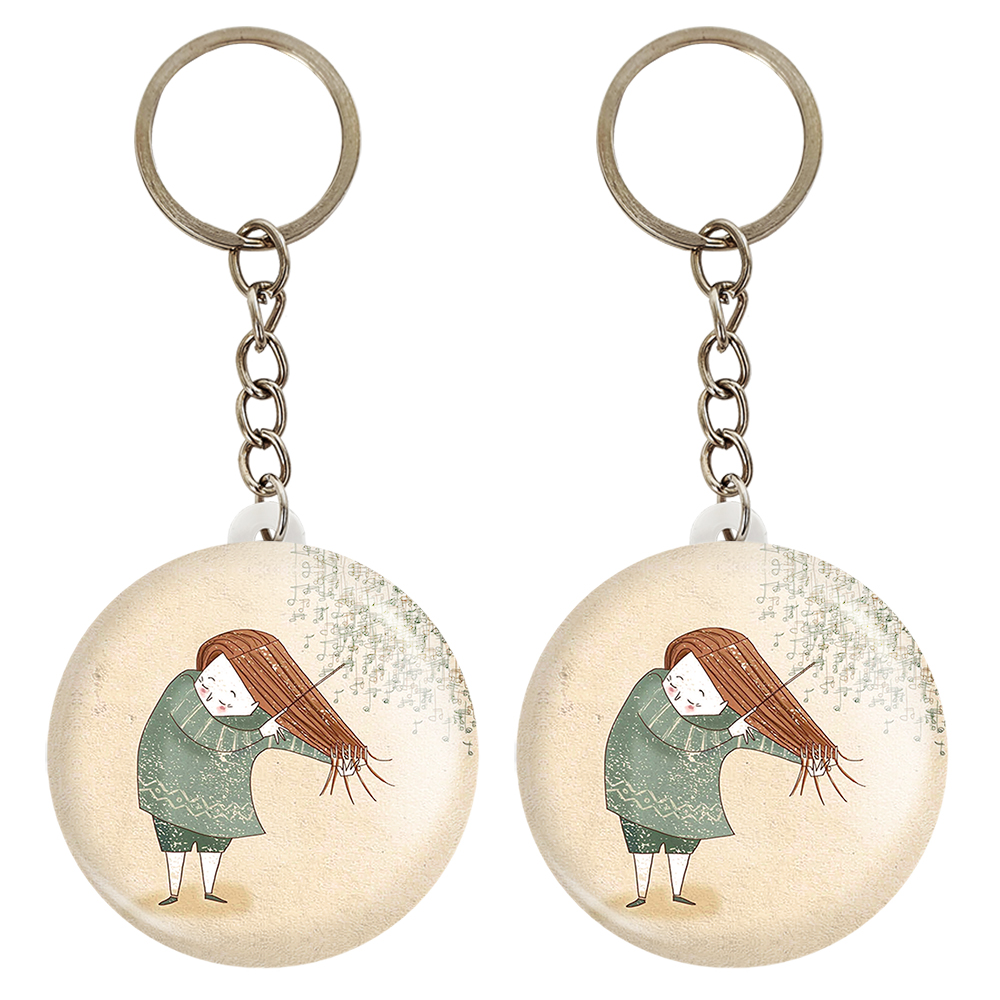 جاکلیدی خندالو مدل ویولن کد 55675567 مجموعه 2 عددی