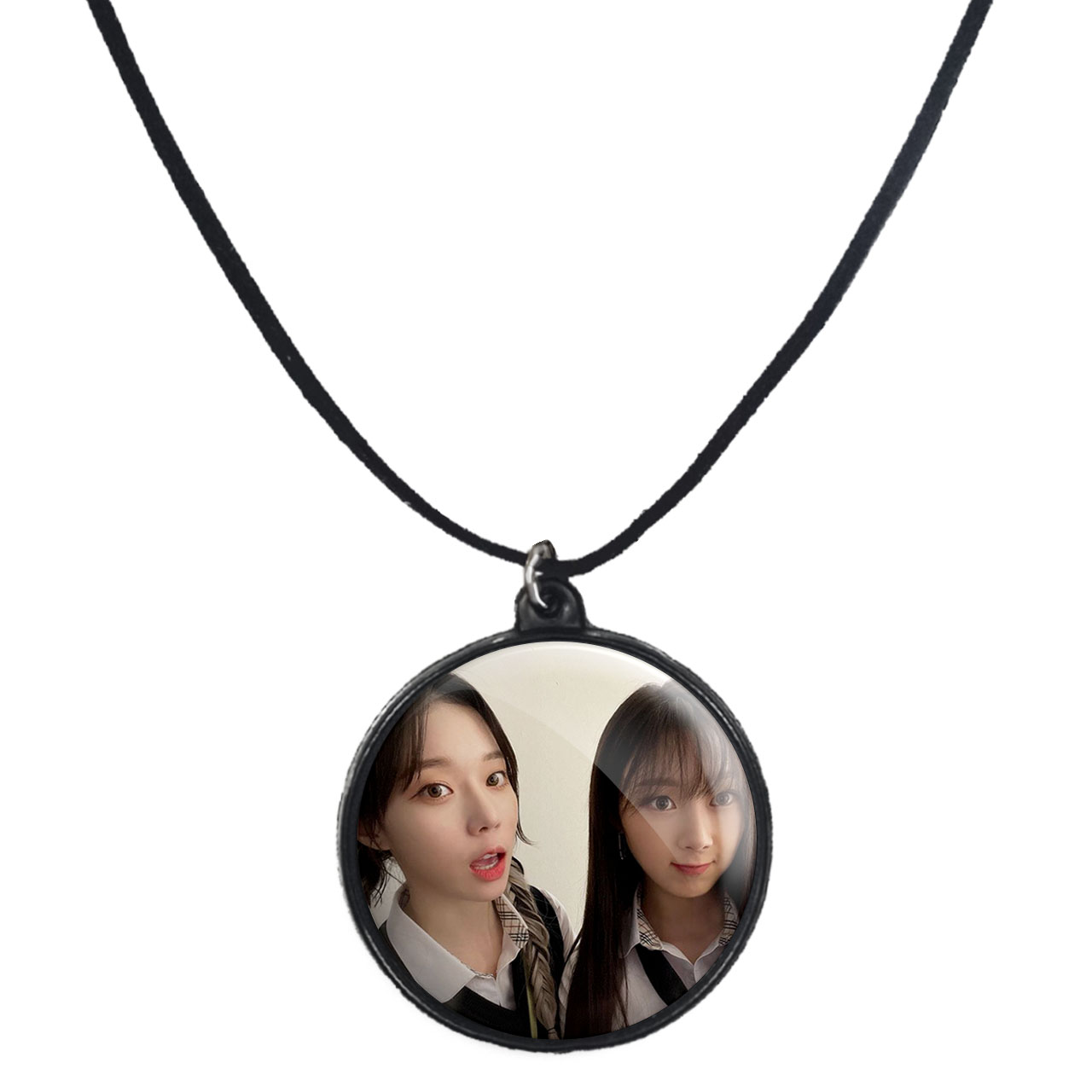 گردنبند پرمانه طرح aespa کد pmb.18564مدل دو طرفه