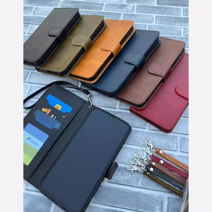 گارد کیفی چرمی  note 8 کیفیت عالی دکمه مگنتی