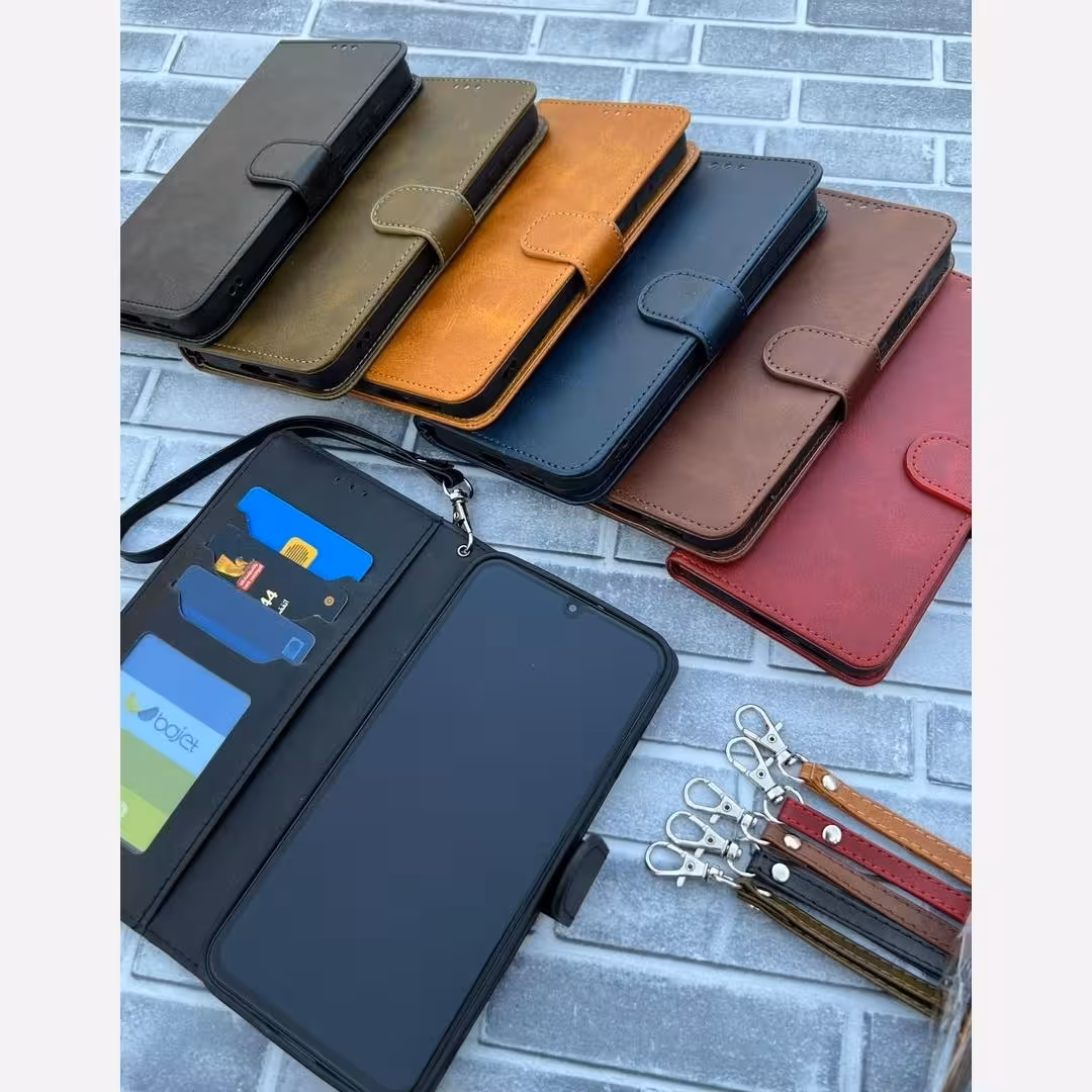 گارد کیفی چرمی  note 8 کیفیت عالی دکمه مگنتی