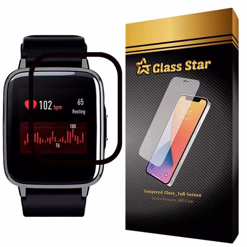 محافظ صفحه نمایش گلس استار مدل PMGA-Glass مناسب برای ساعت هوشمند شیائومی Haylou LS01 | کالا برتری