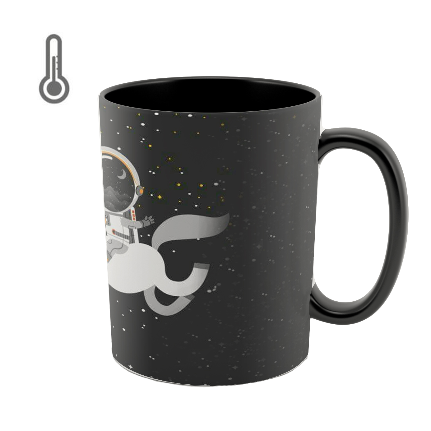 ماگ حرارتی طرح اسب تک شاخ و فضانورد