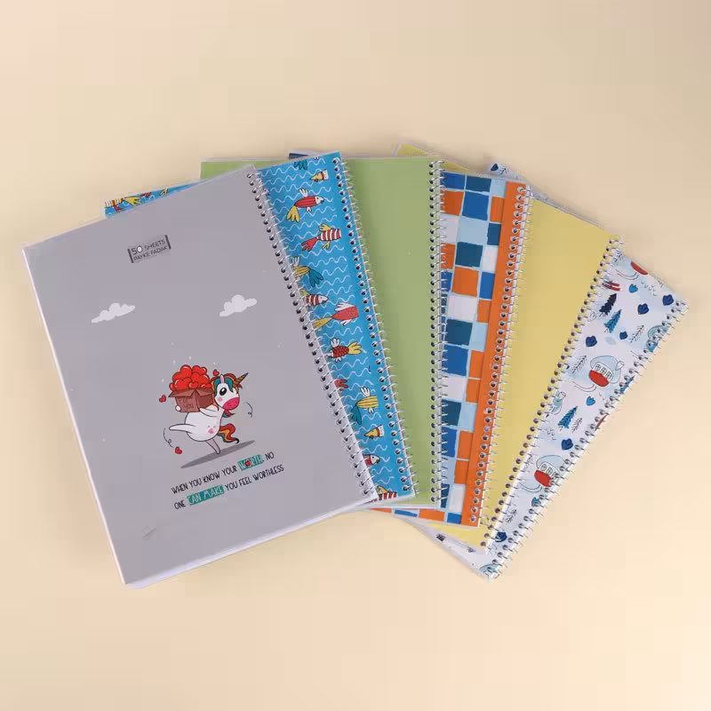 دفتر سیمی 50 برگ پیک فدک کد 003