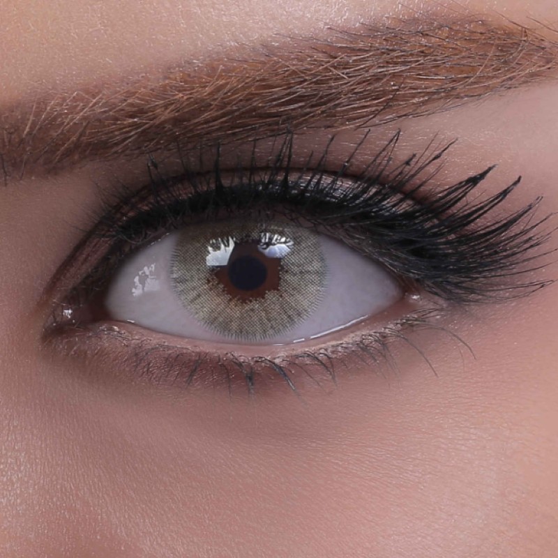 لنز چشم رویال ویژن شماره 22 مدل New York Olivia زیتونی نیویورکی حجم 30 گرم