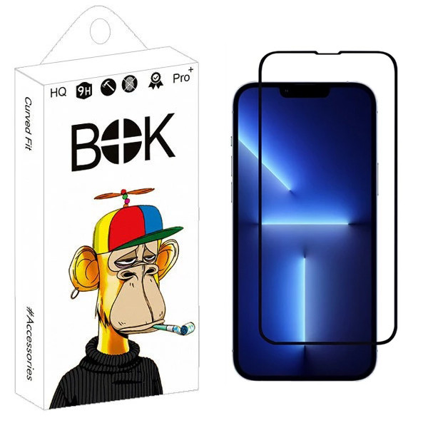 محافظ صفحه نمایش بوک مدل Thin Full مناسب برای گوشی موبایل اپل iPhone 13 Pro Max / 14 Plus | کالا برتری