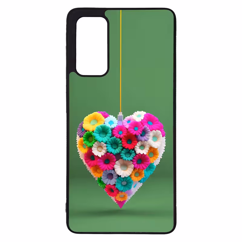 کاور طرح قلبی کد G-146 مناسب برای گوشی موبایل سامسونگ Galaxy S20 FE | دیجی قاب دونی