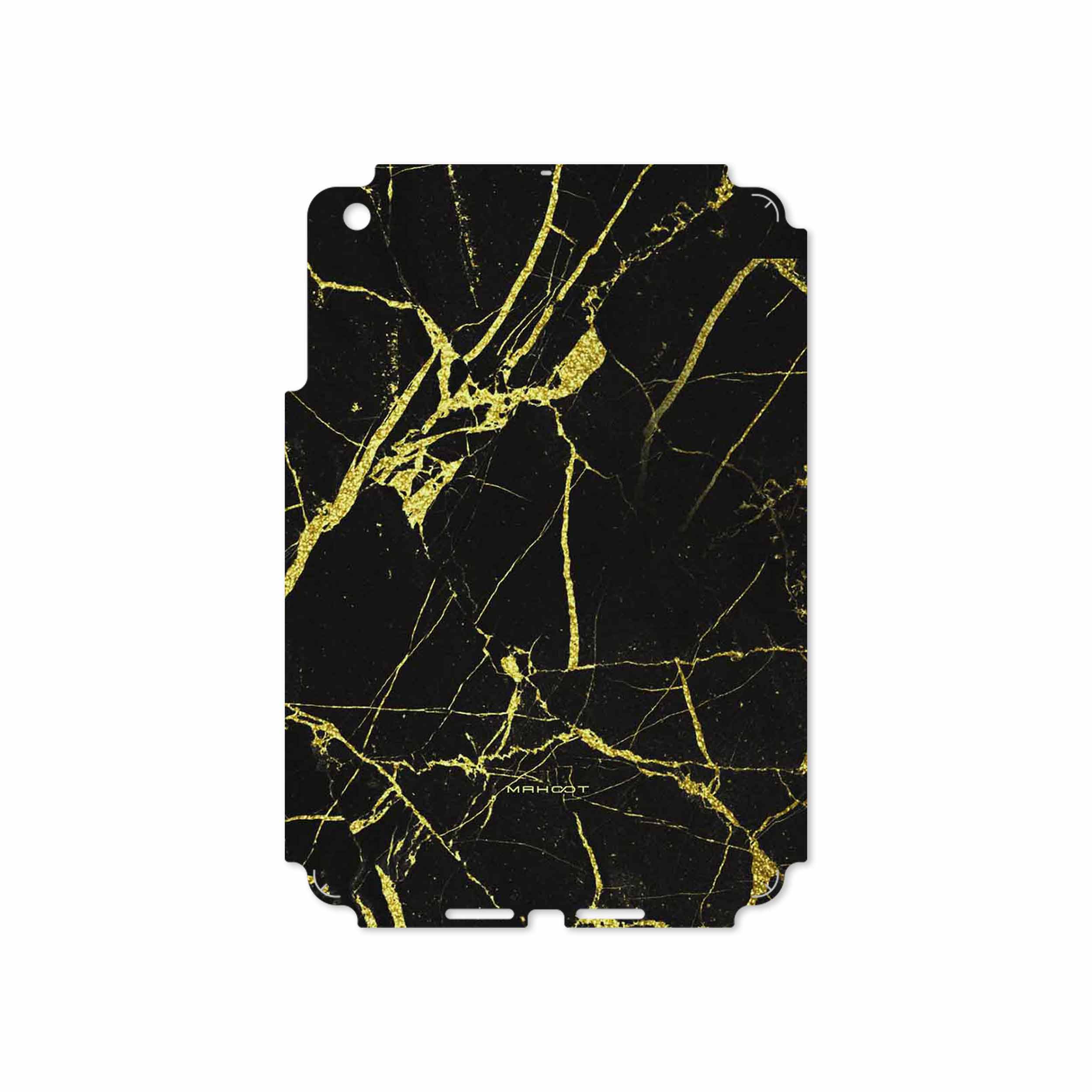 برچسب پوششی ماهوت مدل Graphite-Gold-Marble مناسب برای تبلت اپل iPad mini 2012 A1455