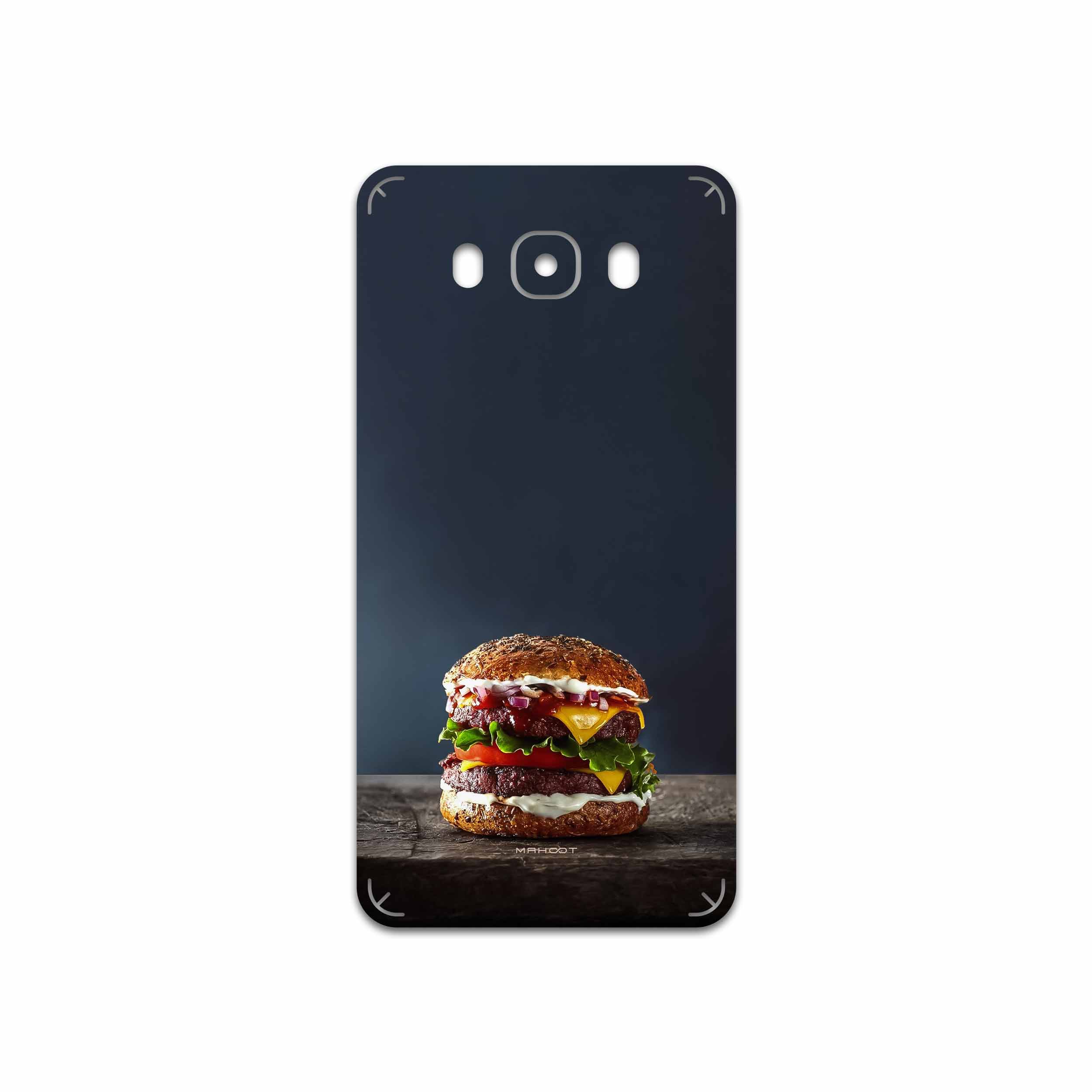 برچسب پوششی ماهوت مدل Hamburger مناسب برای گوشی موبایل سامسونگ Galaxy J7 2016