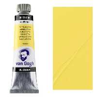 	 رنگ روغن ون گوگ AZO YELLOW LEMON حجم 40 میل کد 267 سری 1
