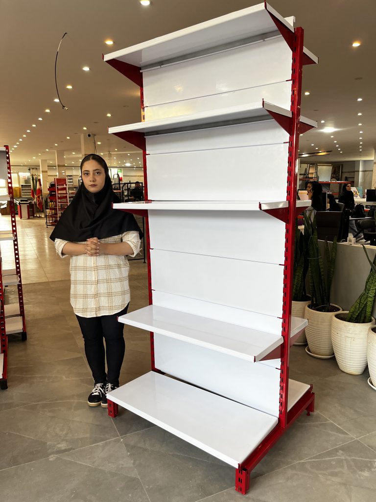 خرید و قیمت قفسه وسط فروشگاهی 2 متری 95*30 کامل - قفسه‌بندی وکیلی