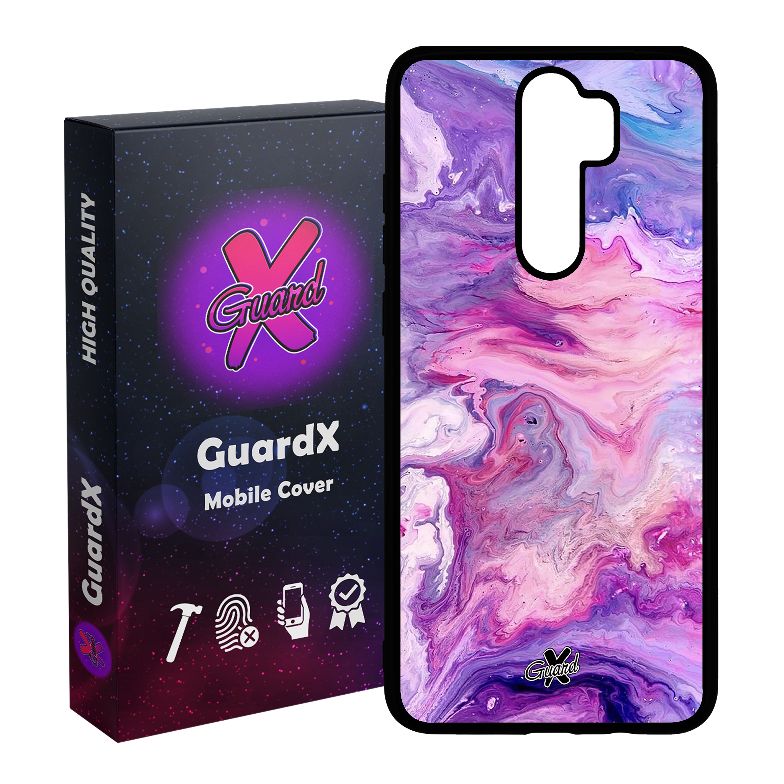 کاور گارد ایکس طرح ماربل مدل Glass10303 مناسب برای گوشی موبایل شیائومی Redmi Note 8 Pro