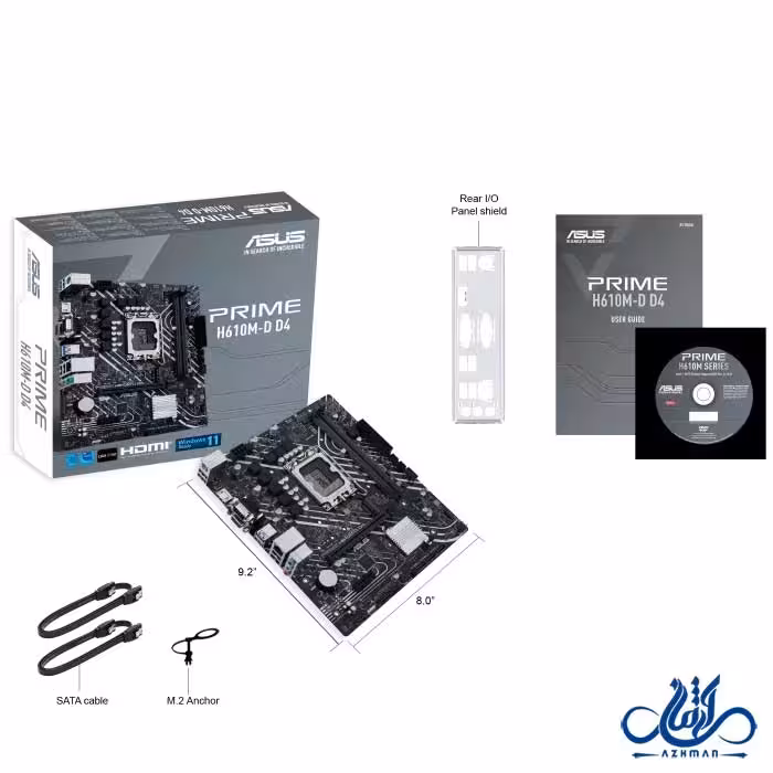 مادربرد ایسوس H610M-D D4