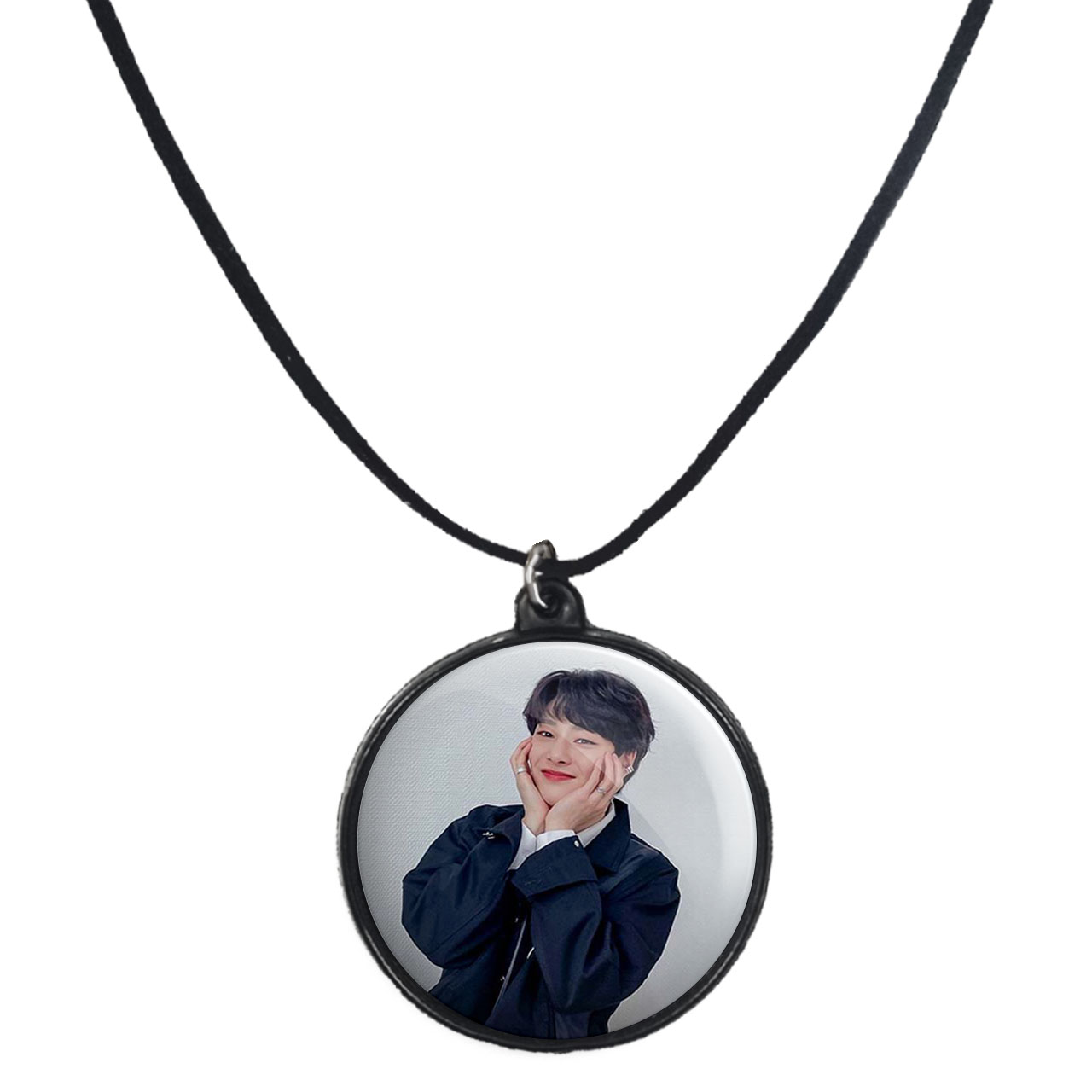 گردنبند پرمانه طرح straykids کد pmb.12245 مدل دو طرفه