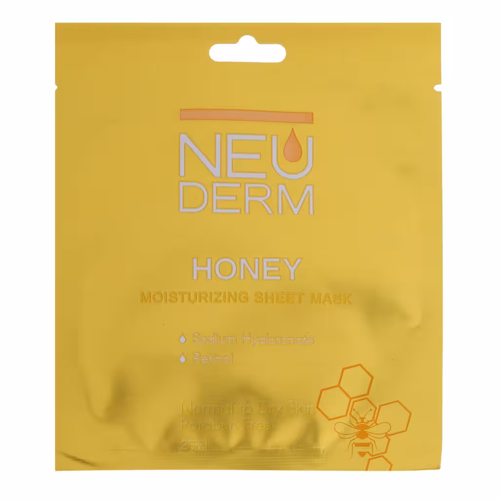 ماسک صورت نئودرم مدل Honey حجم 25 میلی لیتر