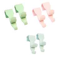 آویز حوله مدل گیسو بسته 6 عددی