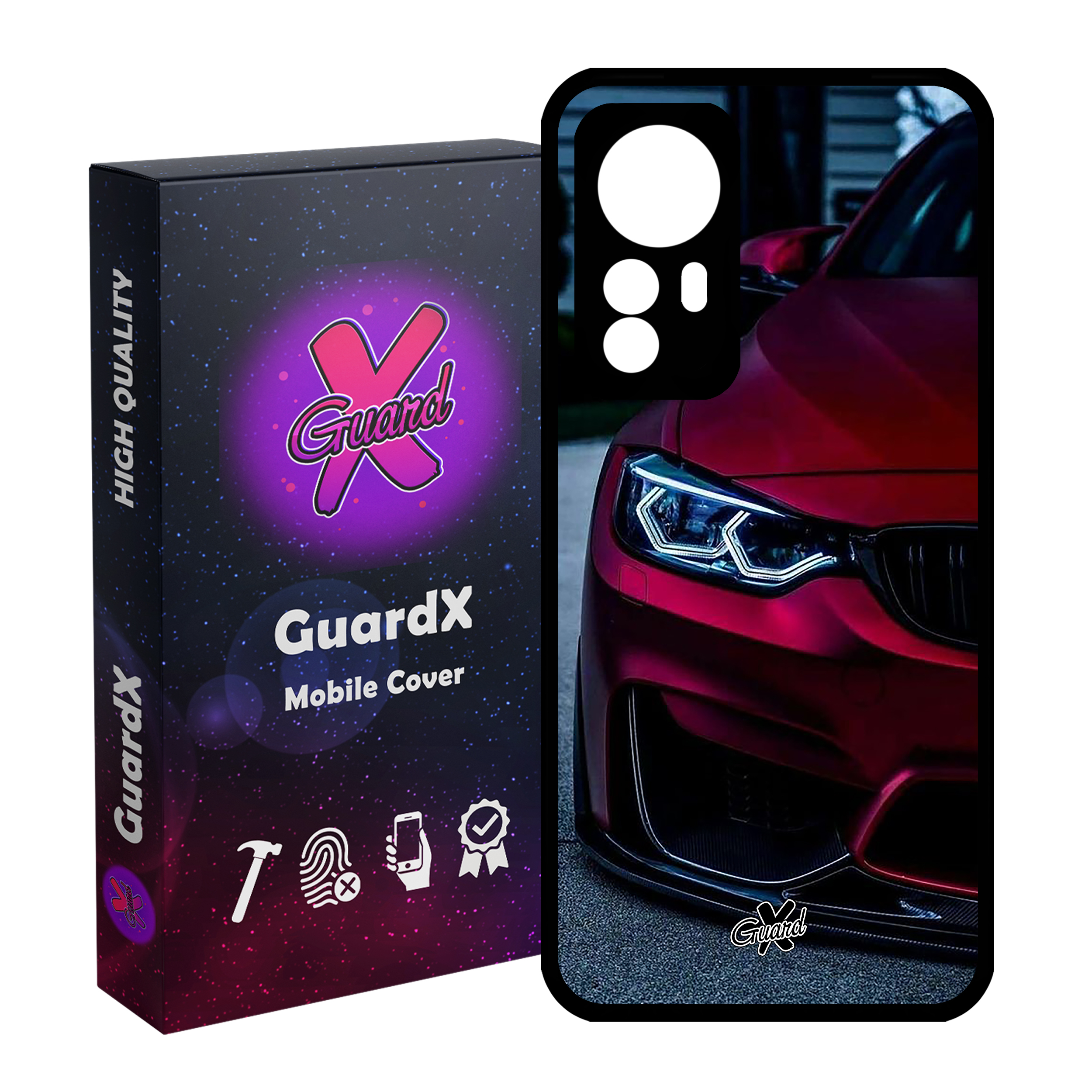 کاور گارد ایکس طرح BMW مدل Glass10298 مناسب برای گوشی موبایل شیائومی Mi 12/Mi 12X/Mi 12S