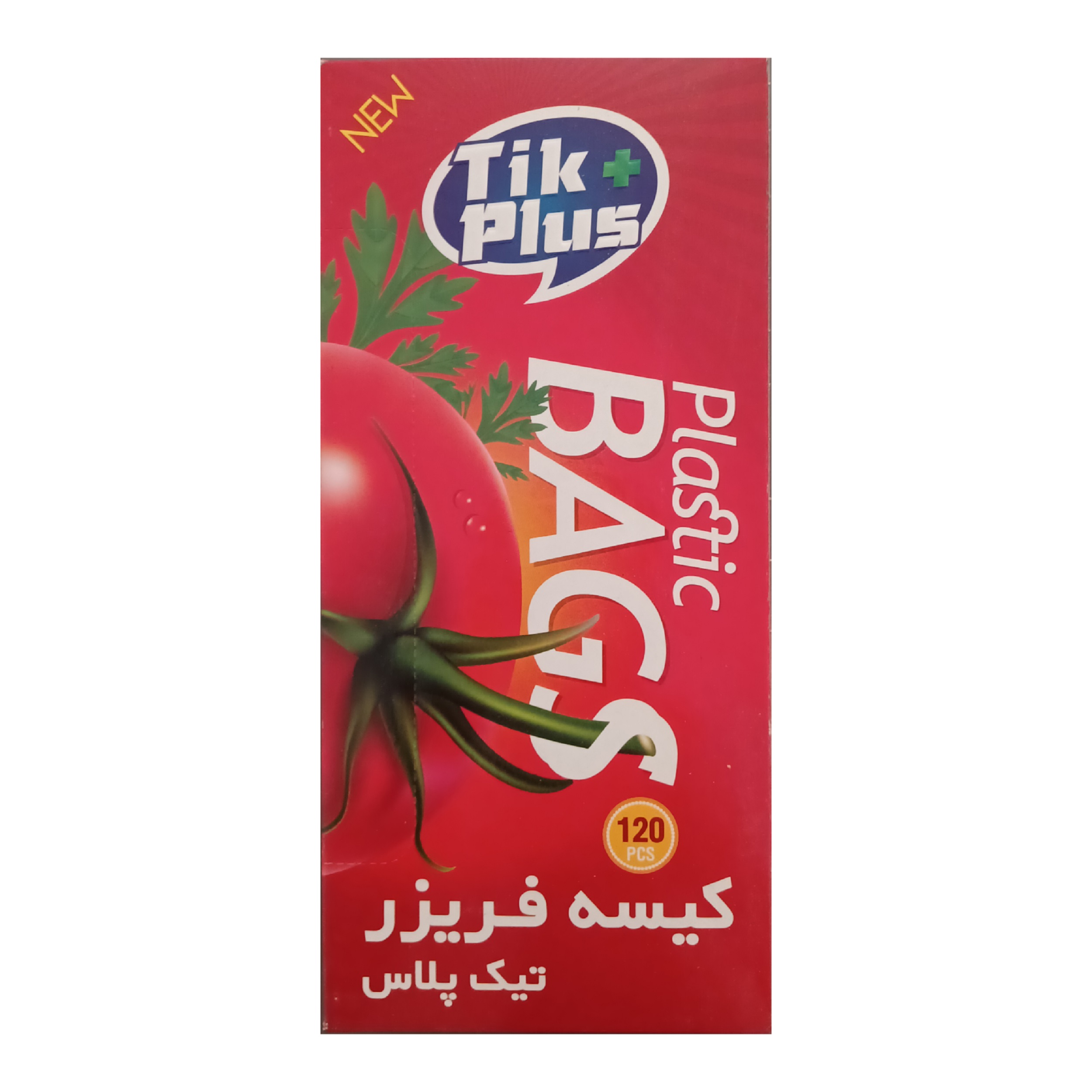 کیسه فریزر تیک پلاس مدل box بسته 120 عددی