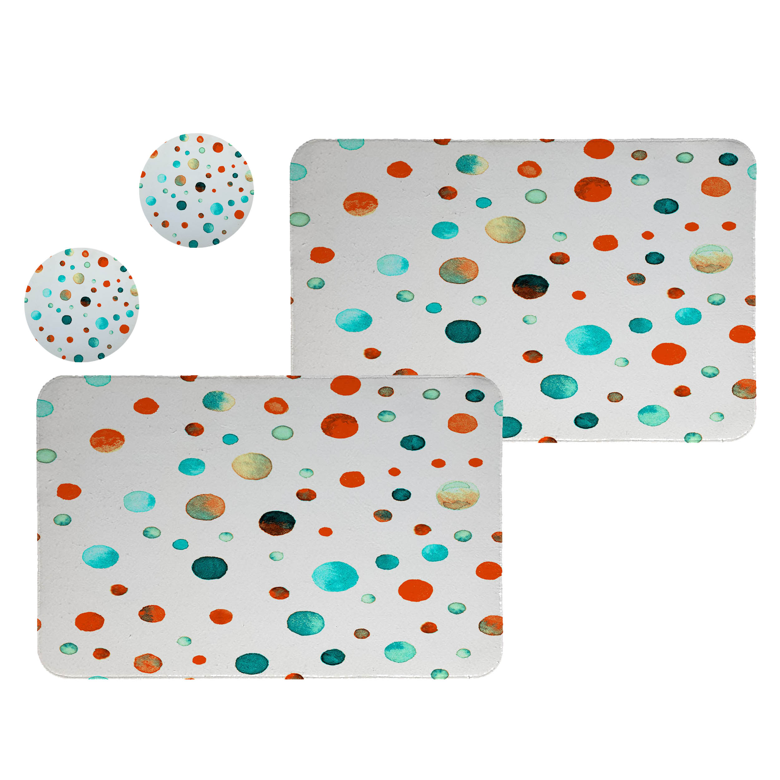 زیربشقابی طرح فانتزی کد 5117 مجموعه 2عددی همراه زیرلیوانی