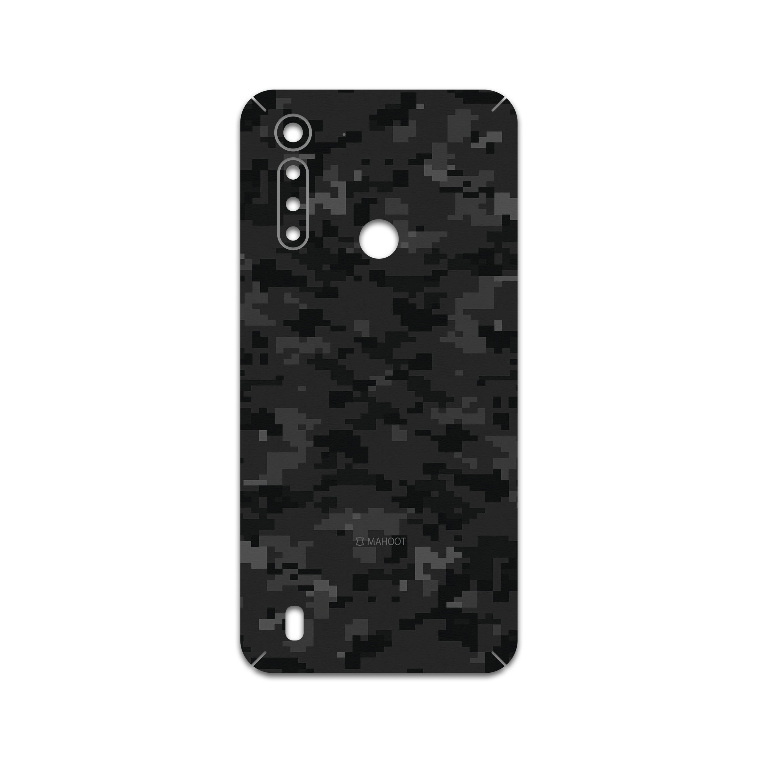 برچسب پوششی ماهوت مدل Night-Army-Pixel مناسب برای گوشی موبایل موتورولا Moto e6 Plus