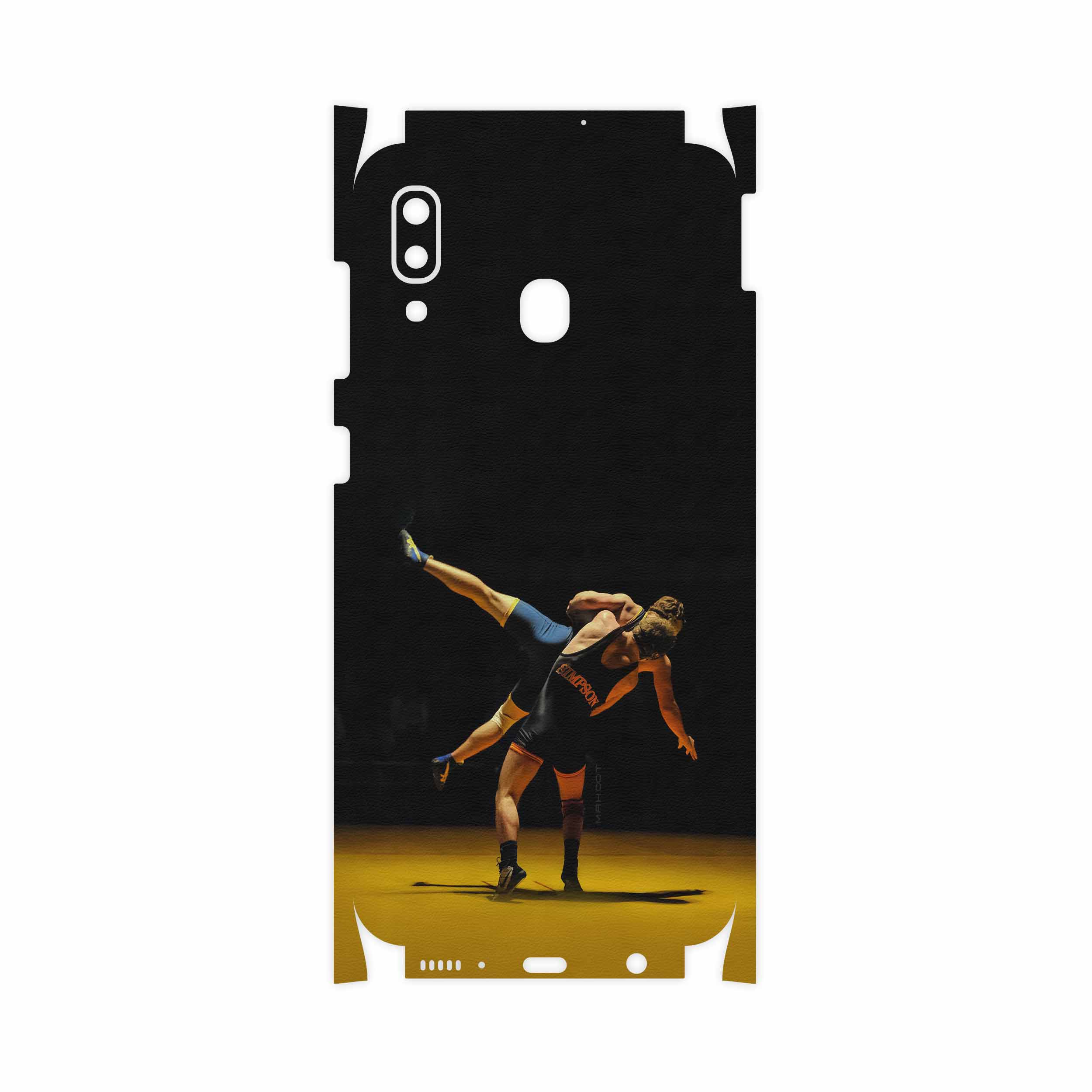 برچسب پوششی ماهوت مدل Wrestling-FullSkin مناسب برای گوشی موبایل سامسونگ Galaxy M10s