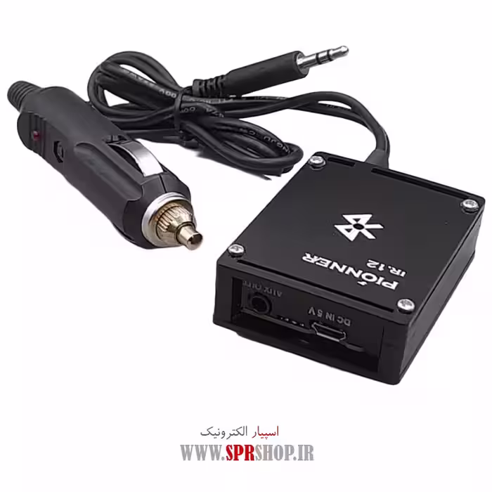 برد بلوتوث قابدار با برق ورودی فندکی و خروجی AUX مدل IR12