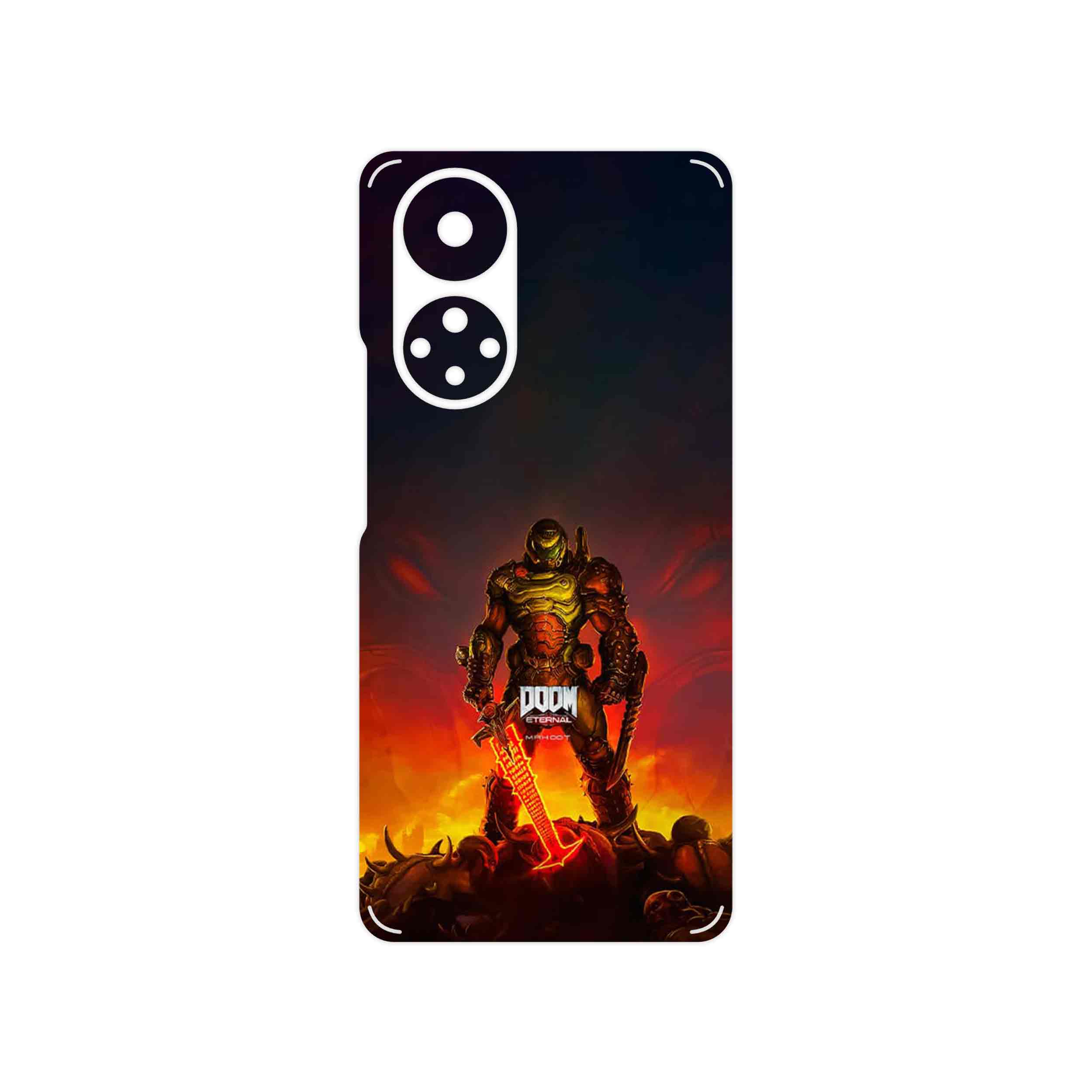 برچسب پوششی ماهوت مدل DOOM Game Series مناسب برای گوشی موبایل آنر 50