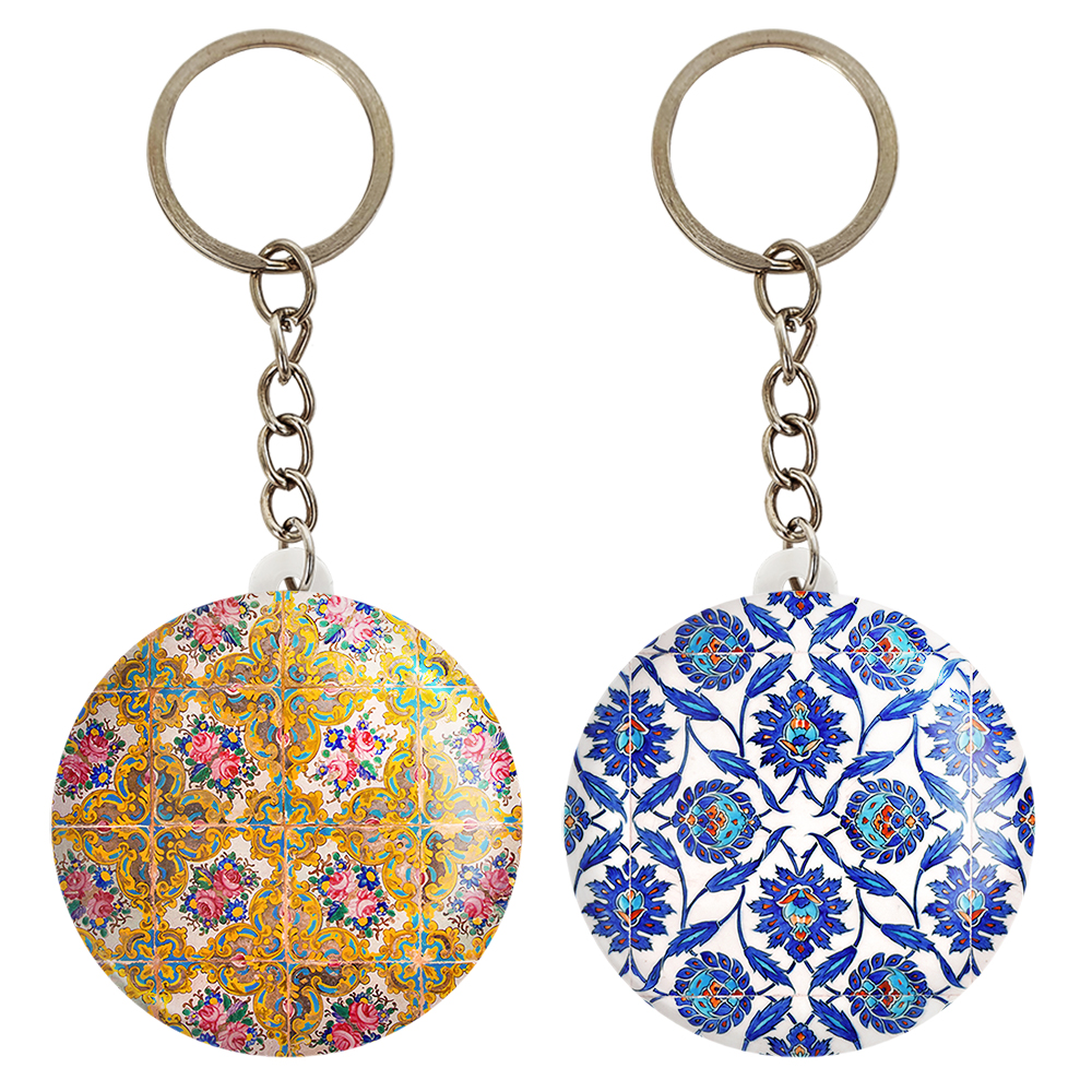 جاکلیدی خندالو مدل کاشی کد 21562157 مجموعه 2 عددی