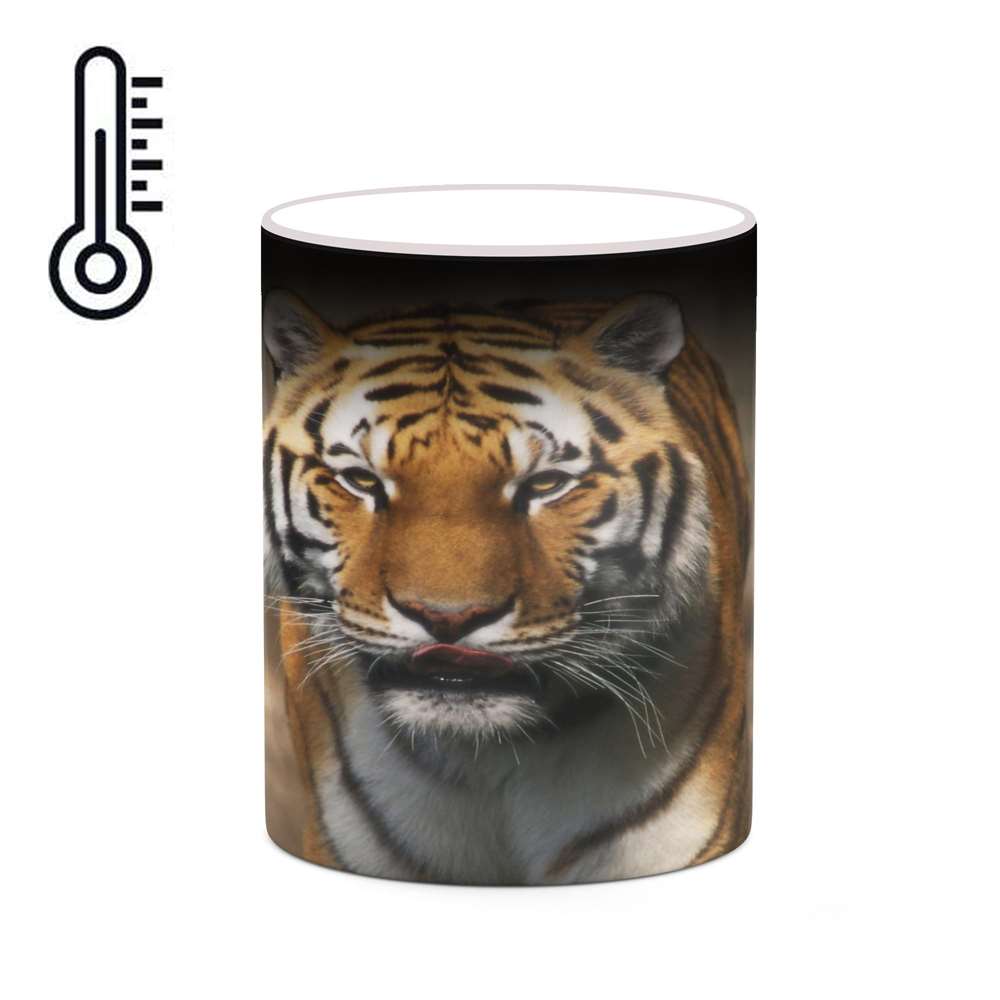 ماگ حرارتی کاکتی طرح ببر مدل mgh19230