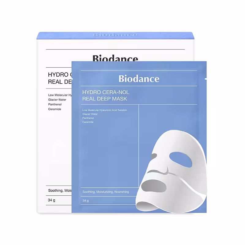 ماسک آبرسان و تقویت کننده بایودنس هیالورونیک اسید Biodance مدل آبی به صورت تکی | فروشگاه ارس ترک